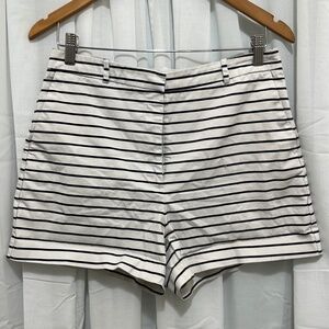 Zara Blue Striped Shorts